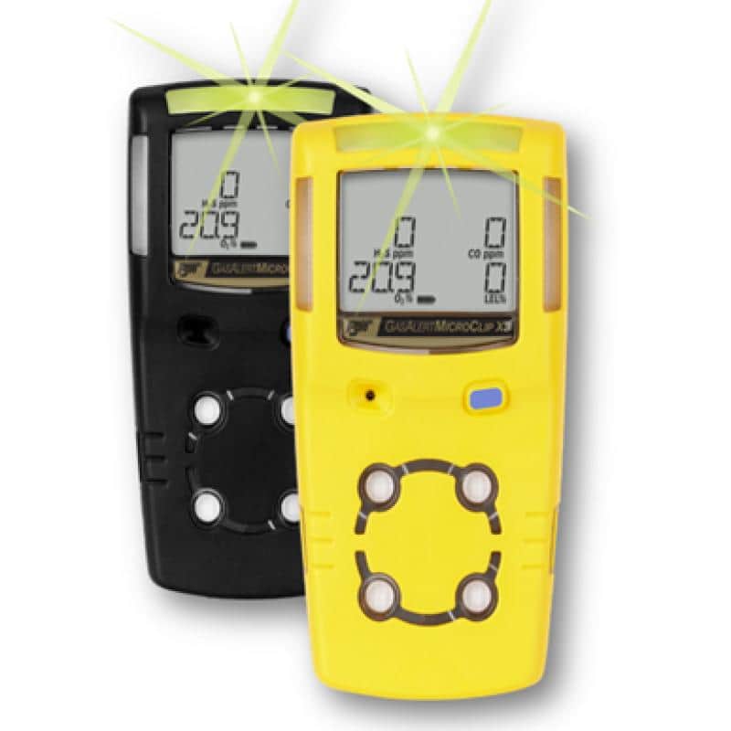 Detector de Gás Portátil GasAlertMicroClip – Multigás