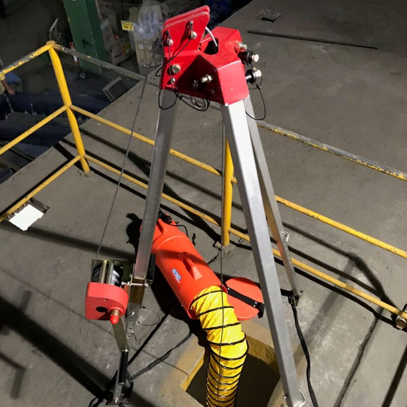 CT800 - Tripé de Resgate em Alumínio para Espaço Confinado - vista 2