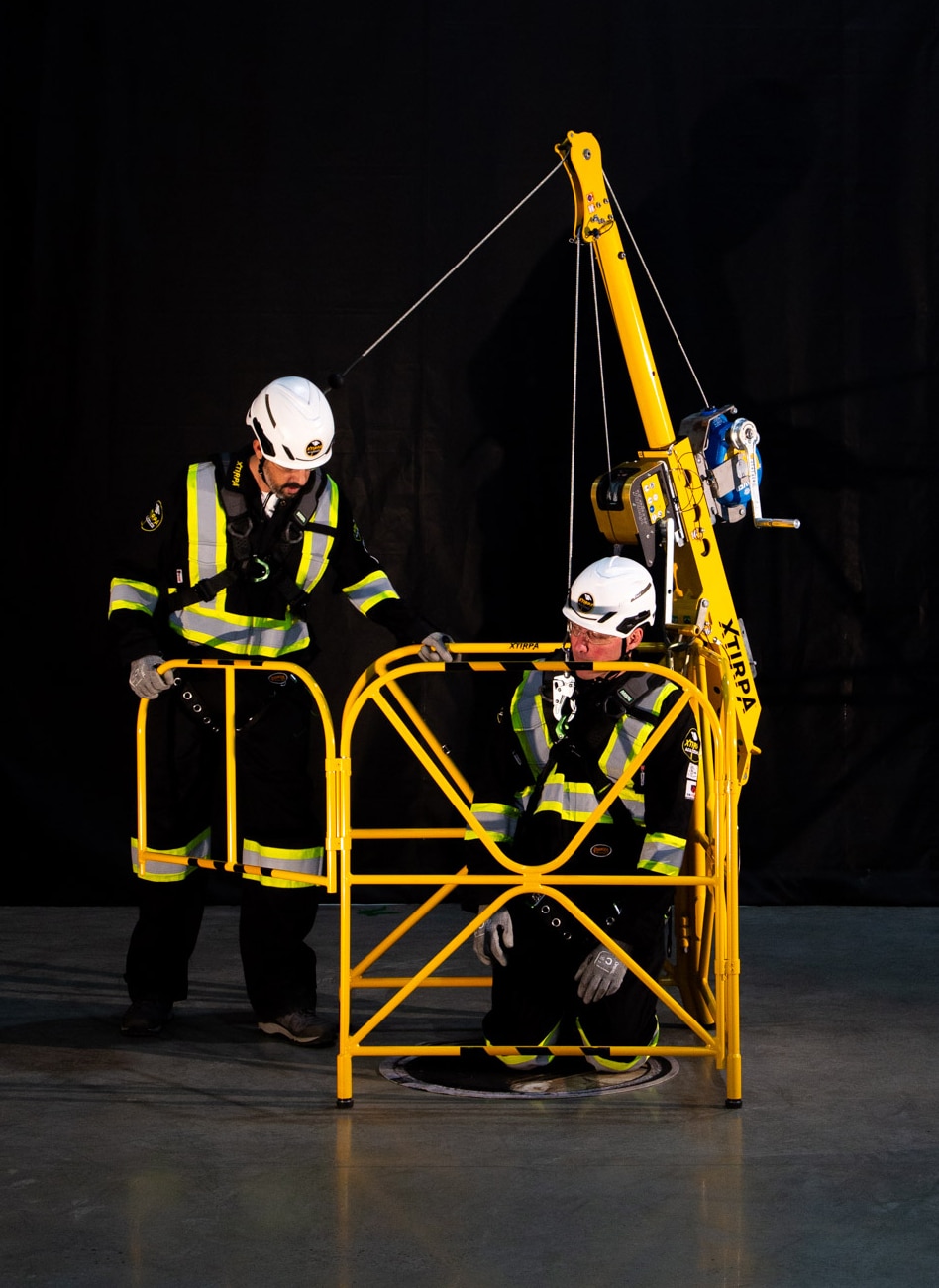 XTIRPA IN-8002 - Guarda-Corpo Autoportante com Braço Davit - vista 3